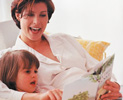 Mother and Child in comfortable, healthy home